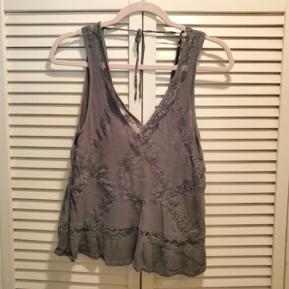 AE Khaki Green Tank Top , Size S
